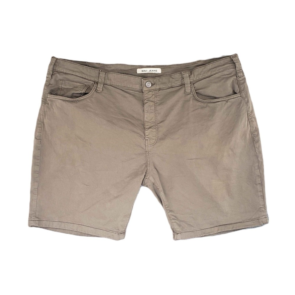 Mavi Ethan Shorts Mens 46 Brown Solid Modern Cotton Stretch Twill Chino Casual
